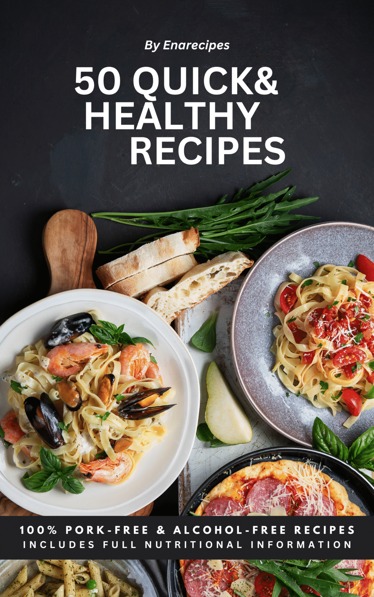 Colorful Modern Cookbook eBook Cover